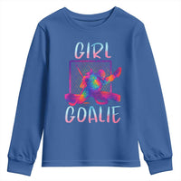 Funny Ice Hockey Girl Goalie Splatter Art Youth Sweatshirt Gift For Women - Wonder Print Shop