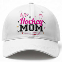 Proud Hockey Mom Baseball Cap Ice Hockey Supporter Gift