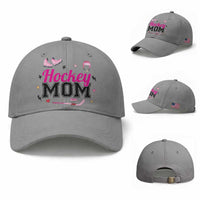 Proud Hockey Mom Baseball Cap Ice Hockey Supporter Gift