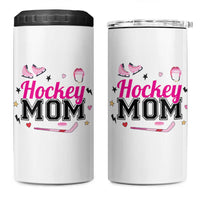 Proud Hockey Mom 4 in 1 Can Cooler Tumbler Ice Hockey Supporter Gift - Wonder Print Shop