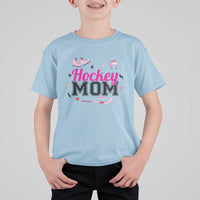 Proud Hockey Mom T Shirt For Kid Ice Hockey Supporter Gift - Wonder Print Shop
