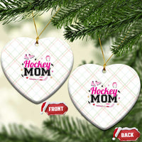 Proud Hockey Mom Ceramic Ornament Ice Hockey Supporter Gift - Wonder Print Shop