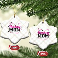 Proud Hockey Mom Ceramic Ornament Ice Hockey Supporter Gift - Wonder Print Shop