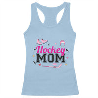 Proud Hockey Mom Racerback Tank Top Ice Hockey Supporter Gift - Wonder Print Shop