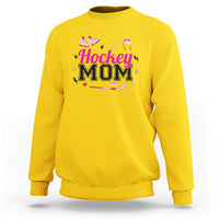Proud Hockey Mom Sweatshirt Ice Hockey Supporter Gift - Wonder Print Shop