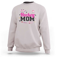 Proud Hockey Mom Sweatshirt Ice Hockey Supporter Gift - Wonder Print Shop
