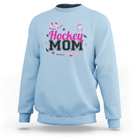 Proud Hockey Mom Sweatshirt Ice Hockey Supporter Gift - Wonder Print Shop