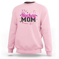 Proud Hockey Mom Sweatshirt Ice Hockey Supporter Gift - Wonder Print Shop