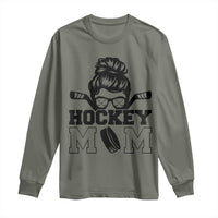 Funny Hockey Mom Quote Long Sleeve Shirt Gift For Hockey Lovers - Wonder Print Shop