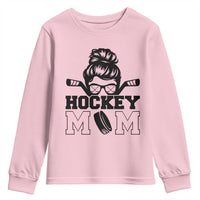 Funny Hockey Mom Quote Youth Sweatshirt Gift For Hockey Lovers - Wonder Print Shop