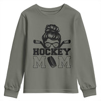 Funny Hockey Mom Quote Youth Sweatshirt Gift For Hockey Lovers - Wonder Print Shop