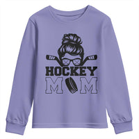 Funny Hockey Mom Quote Youth Sweatshirt Gift For Hockey Lovers - Wonder Print Shop