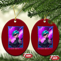 Cyberpunk Girl Legend Never Die Ceramic Ornament Gaming Aesthetic Gift - Wonder Print Shop