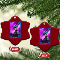 Cyberpunk Girl Legend Never Die Ceramic Ornament Gaming Aesthetic Gift - Wonder Print Shop