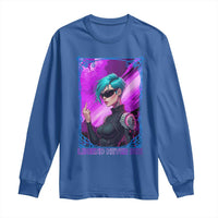 Cyberpunk Girl Legend Never Die Long Sleeve Shirt Gaming Aesthetic Gift - Wonder Print Shop
