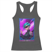 Cyberpunk Girl Legend Never Die Racerback Tank Top Gaming Aesthetic Gift - Wonder Print Shop