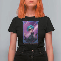 Cyberpunk Girl Legend Never Die T Shirt For Women Gaming Aesthetic Gift - Wonder Print Shop