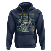 Funny Liberty Statue Ugly Sweater Gift Hoodie Merry Resistmas - Wonder Print Shop