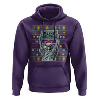 Funny Liberty Statue Ugly Sweater Gift Hoodie Merry Resistmas - Wonder Print Shop