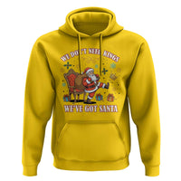 No Kings Only Santa Hoodie Funny Christmas Parody Gift - Wonder Print Shop
