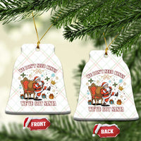 No Kings Only Santa Ceramic Ornament Funny Xmas Parody Gift - Wonder Print Shop