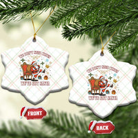 No Kings Only Santa Ceramic Ornament Funny Xmas Parody Gift - Wonder Print Shop