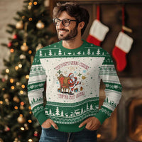 No Kings Only Santa Ugly Christmas Sweater Funny Xmas Parody Gift - Wonder Print Shop