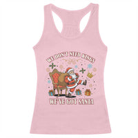 No Kings Only Santa Racerback Tank Top Funny Christmas Parody Gift - Wonder Print Shop