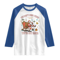 No Kings Only Santa Raglan Shirt Funny Christmas Parody Gift - Wonder Print Shop
