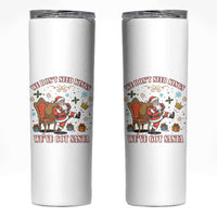 No Kings Only Santa Skinny Tumbler Funny Christmas Parody Gift - Wonder Print Shop