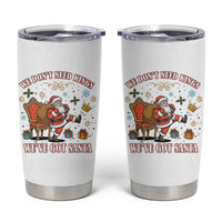No Kings Only Santa Tumbler Cup Funny Christmas Parody Gift - Wonder Print Shop