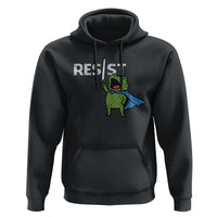 Resist Frog Warrior Hoodie Funny Rebel Meme Gift - Wonder Print Shop