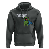 Resist Frog Warrior Hoodie Funny Rebel Meme Gift - Wonder Print Shop