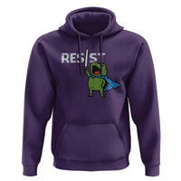 Resist Frog Warrior Hoodie Funny Rebel Meme Gift - Wonder Print Shop