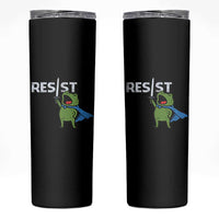 Resist Frog Warrior Skinny Tumbler Funny Rebel Meme Gift - Wonder Print Shop