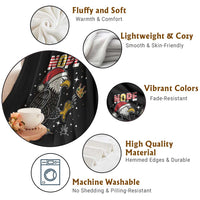 Funny Eagle No Kings In America Christmas 2025 Throw Blanket - Wonder Print Shop