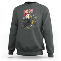 Funny Eagle No Kings In America Christmas 2025 Sweatshirt - Wonder Print Shop