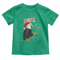 Funny Eagle No Kings In America Christmas 2025 Toddler T Shirt - Wonder Print Shop