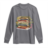 Black History Leaders Book Long Sleeve Shirt African American Teachers - Wonder Print Shop
