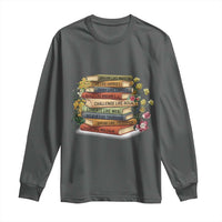Black History Leaders Book Long Sleeve Shirt African American Teachers - Wonder Print Shop