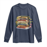 Black History Leaders Book Long Sleeve Shirt African American Teachers - Wonder Print Shop