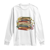 Black History Leaders Book Long Sleeve Shirt African American Teachers - Wonder Print Shop