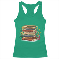 Black History Leaders Book Racerback Tank Top African American Teachers - Wonder Print Shop