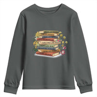Black History Leaders Book Youth Sweatshirt African American Teachers - Wonder Print Shop