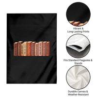 African American Teachers Gift Garden Flag Black History Leaders Book - Wonder Print Shop