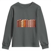 African American Teachers Gift Youth Sweatshirt Black History Leaders Book - Wonder Print Shop