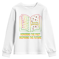 Black History Leaders Book Youth Sweatshirt African American History For Teachers - Wonder Print Shop