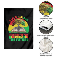 Black History Honoring The Past Inspiring The Future Garden Flag African American Pride - Wonder Print Shop