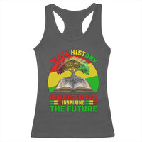 Black History Honoring The Past Inspiring The Future Racerback Tank Top African American Pride - Wonder Print Shop