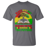 Black History Honoring The Past Inspiring The Future T Shirt African American Pride - Wonder Print Shop